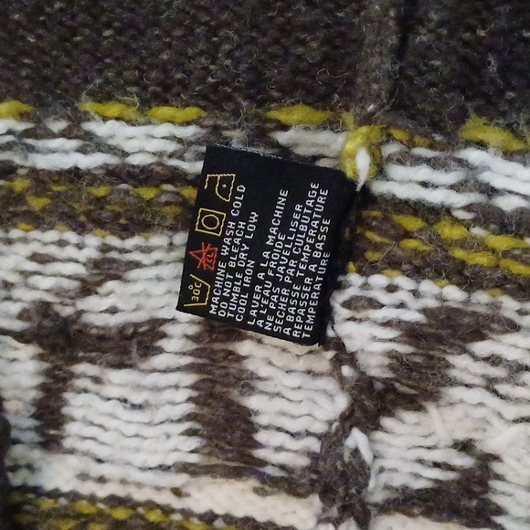 🔥🔥🔥PRESS oversized rollneck open knit wool blend cardigan S/P - Picture 15 of 16